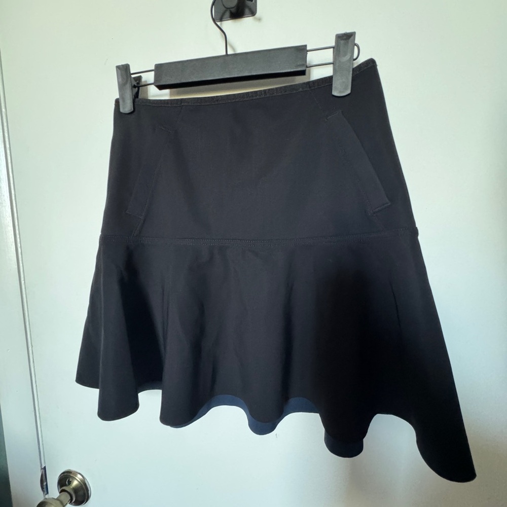 Lululemon Elegant Black Flared Skirt